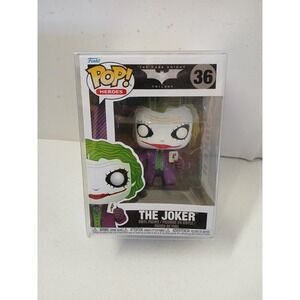 Funko Pop! Heroes: The Dark Knight Trilogy - The Joker #36 Vinyl W/ Protector